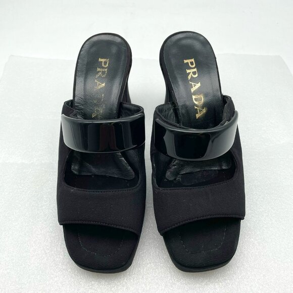 Prada women's heels sandals size 5.5 - Picture 1 of 8